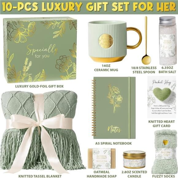 Self Care Gifts for Women Get Well Soon Gift Baskets, Unique Christmas Birthday - Picture 3 of 8